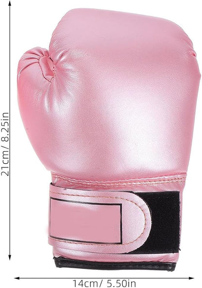 Garneck Kids Boxing Gloves Training Gloves Training Mitts Junior Punch PU Leather Sponge Filled for Toddler and Youth Red