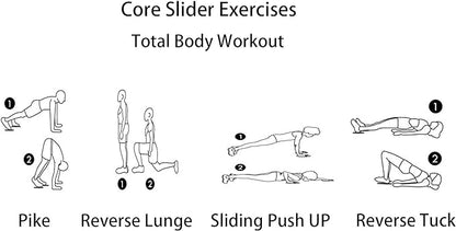 Exercise Core Sliders for Working Out