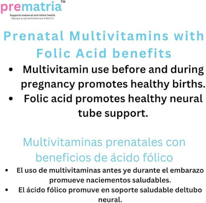 Prematria Prenatal Multivitamin Folic Acid Omega-3 Fish Oil Softgel