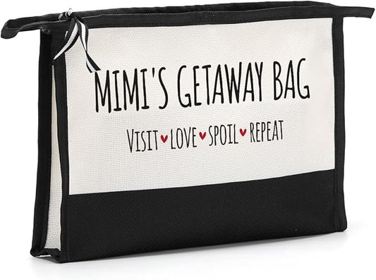 Grandma Gifts Mimi Gifts Makeup Bag Nana Birthday Gifts Great Grandma Gifts First Time Grandma Gifts Grandmother Gifts Christmas for Gigi Nana New Grandma Promoted to Grandma Cosmetic Bag