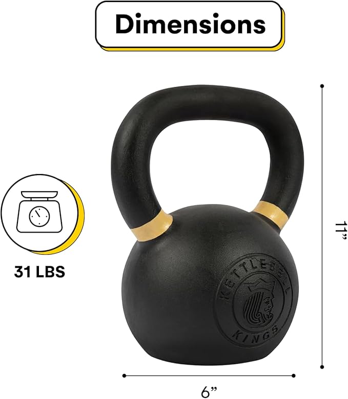 Kettlebell Kings Powder Coated Kettlebell Weights - 9-97