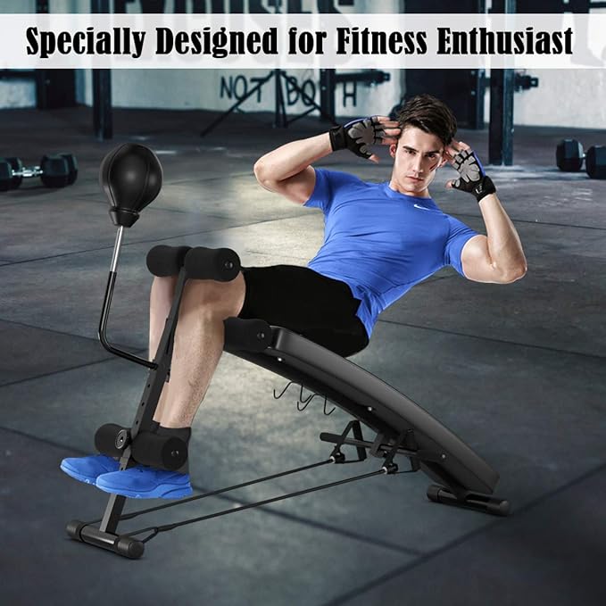 Sit up Bench- SPORFIT Adjustable Decline Bench