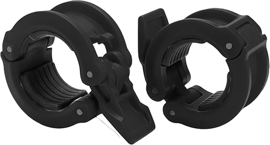 Olympic Barbell Clamps Collars Quick Release Pair Weight 2 inch