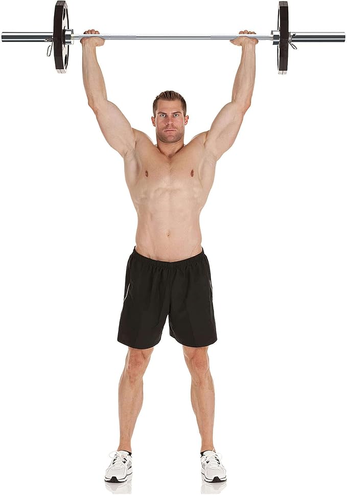 Olympic Barbell EZ Bar Curl Bar 4ft/5ft/7ft 2 Inch (300lb/330lb/400lb/700lb/1000lb/1500lb)
