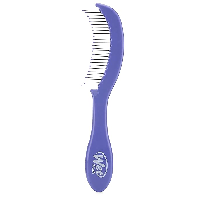 Wet Brush Custom Care Thin Hair Detangling Comb Purple