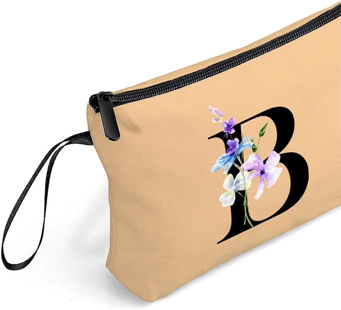 SEAMOON Birthday Inspirational Bridesmaid Proposal Team Small Gifts for Women Mom Aunt Teacher Sister Coworkers Makeup Cosmetic Bag Travel with Mirror Mothers Day Christmas Graduation B
