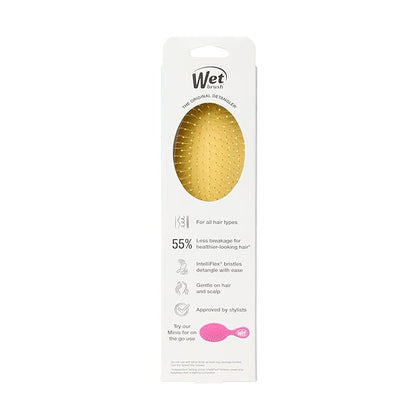 Wet Brush Original Detangler, Rays (Sun Days), Ultra-Soft IntelliFlex Bristles Glide Through Tangles, Detangling Hair Brush (Wet & Dry), Women & Men, Limited Edition