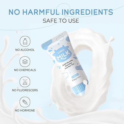 Milk Skin Care For Teens 10-12 Set, Milk Extract Skincare For Girls 10-12, Skin Care For Kids Daily Use, Moisturizing, Gentle, All Natural Milk Skincare Kids Skin Care Set For Girls Ages 8-12