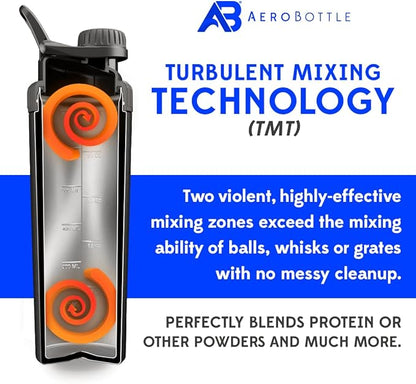 Cryo Shaker Cup, Insulated Stainless Steel Water Bottle and Protein Shaker, Mixes Protein and Pre Workout With Turbulent Mixing Technology, No Blending Ball or Wisk, 26oz, Nightfall Purple