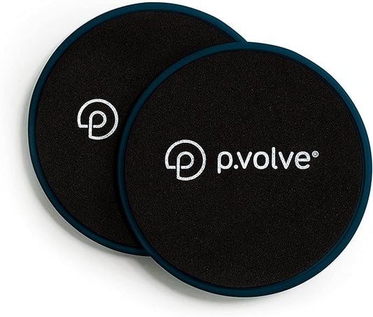 PVOLVE Gliding Discs for Home Workouts Exercise and