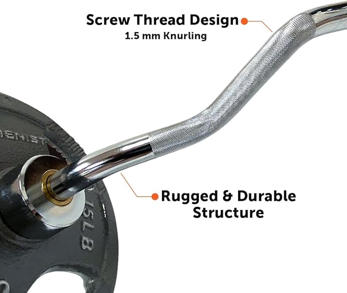 Exercise Curl Barbell Gym Bar for 2 Inch (5 Feet)