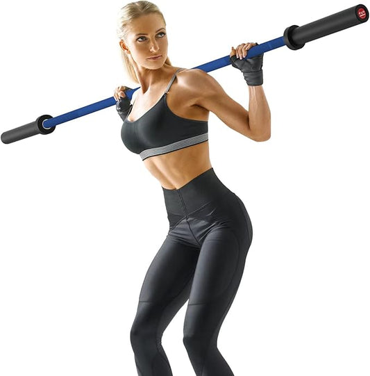 Elevens Olympic Barbell Training Curl Weight Bar 300LBS/330LBS/700LBS /1000LBS/1500LBS Capacity,Chrome