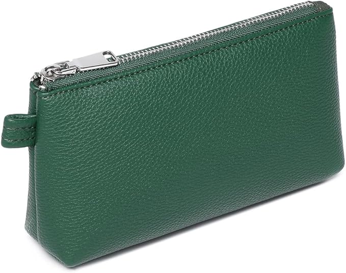 PU Leather Makeup Simple and Convenient Handbag Small Exquisite Storage Bag (Pu/Forest Green)