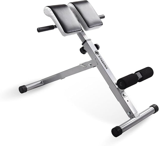 Stamina Hyperextension Bench 2014 - Adjustable and Foldable 250 lbs