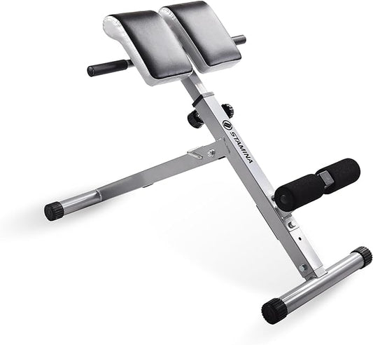 Stamina Hyperextension Bench 2014 - Adjustable and Foldable 250 lbs