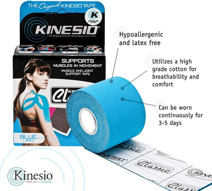 Kinesio Taping - Elastic Therapeutic Athletic Tape Tex Classic - New Red Chile – 2 in. x 13 ft
