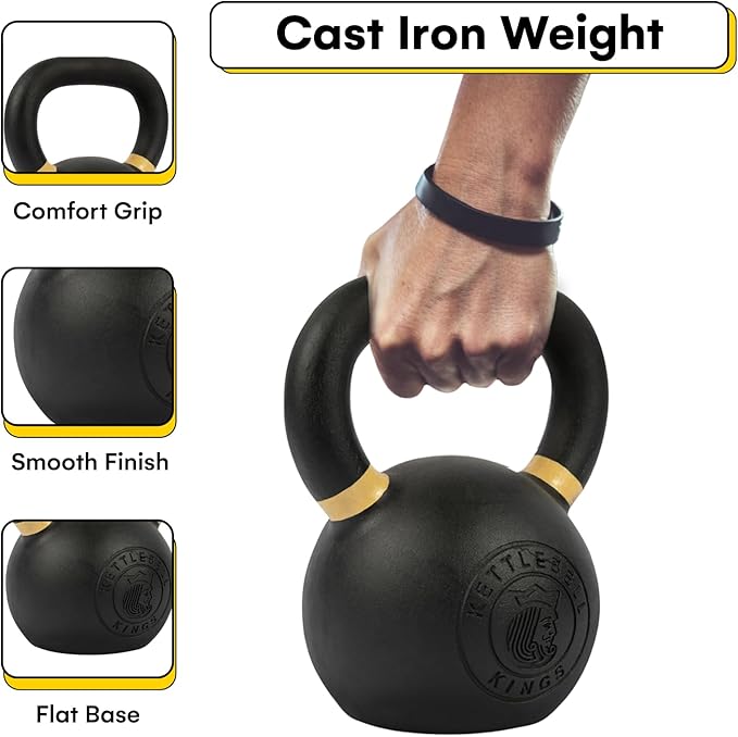 Kettlebell Kings Powder Coated Kettlebell Weights - 9-97