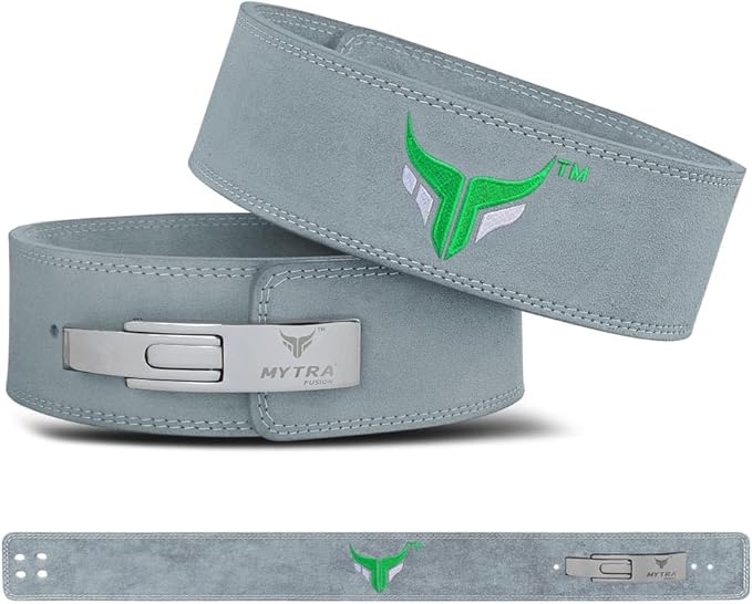 Mytra Fusion Weight Lifting Belt for Men and 10MM Thick 4" wide 100% Genuine