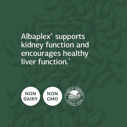 Standard Process Albaplex - Immune Support, Kidney Support, and Liver Support with Vitamin A, Vitamin C, Niacin, Vitamin B6, Oat Flour, Spanish Moss - 150 Capsules