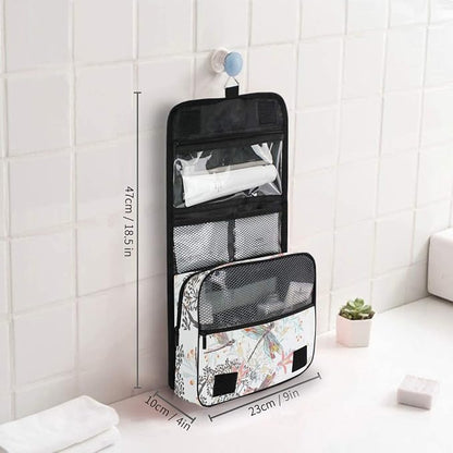 senya Hanging Travel Toiletry Bag Kit Makeup Case Cosmetics Organizer for Men Women
