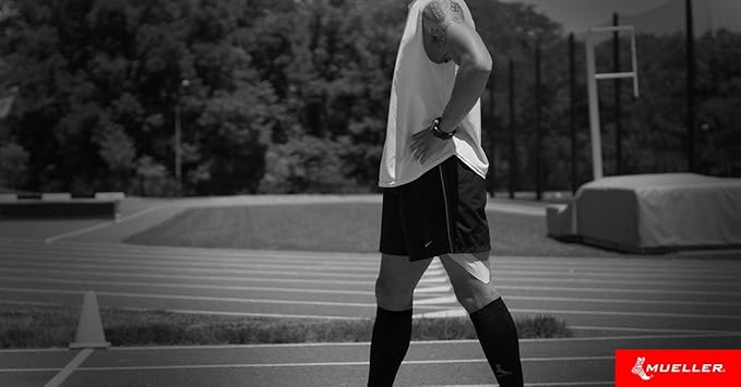 MUELLER Sports Medicine Kinesiology Therapeutic Tape, Quality Athletic Tape, Latex Free, 20 Pre-Cut I-Strips, 2" x 9.75" Each Strip