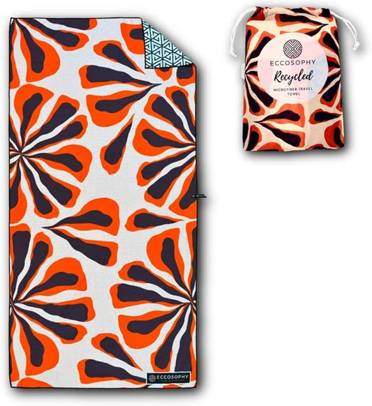 ECCOSOPHY Microfiber Beach Towel - Sand Free Towels 71x35 in