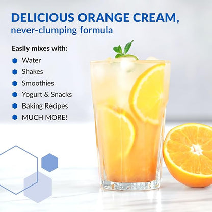 BioTrust Low Carb Lite, 20 Grams of Grass-Fed Whey Protein Isolate, 100 Calories, ProHydrolase Digestive Enzymes, Non-GMO, Free from Soy and Gluten, rBGH-Free (14 Servings) (Orange Cream)