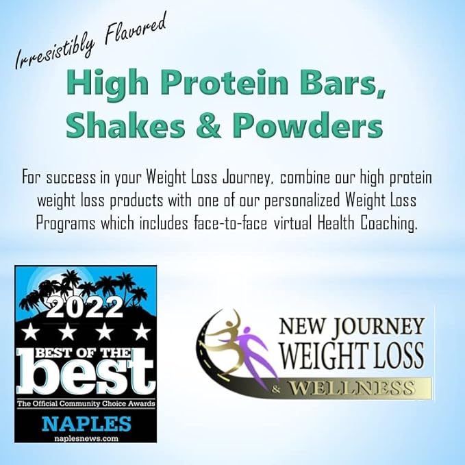 Caramel Cococa Bar - New Journey Weight Loss & Wellness - High Protein Meal Replacement Nutrition Bar (7 bars/box)