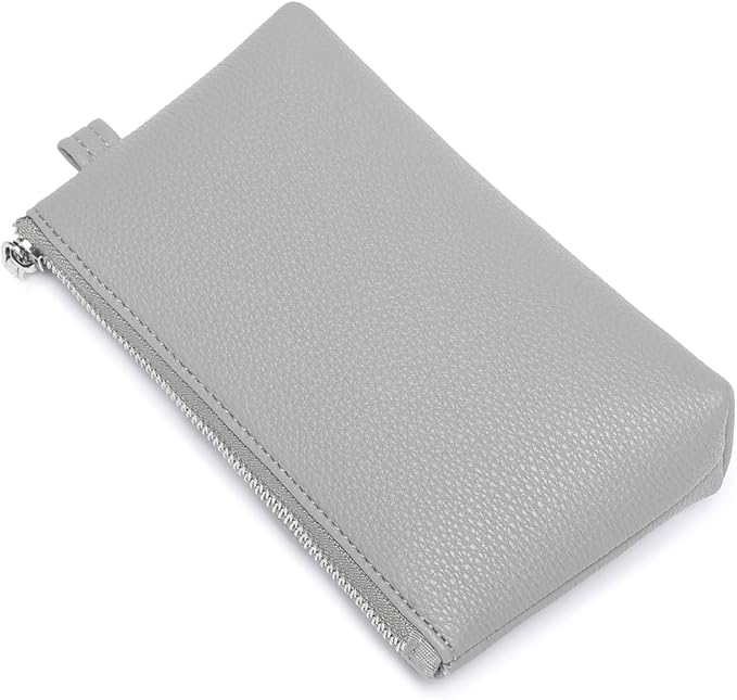 PU Leather Makeup Simple and Convenient Handbag Small Exquisite Storage Bag (Pu/Shark Gray)