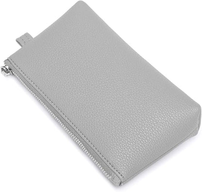 PU Leather Makeup Simple and Convenient Handbag Small Exquisite Storage Bag (Pu/Shark Gray)