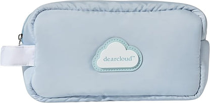 Soft Blue Cosmetics Bag - Lightweight Makeup Bag & Travel Organizer (Soft Blue)