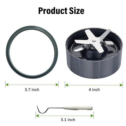 Blender Gasket Replacement Parts，Rubber O Ring Replacement for Nutribullet Blender 900W & 600W Series, Gaskets Replacement Seal Rings Gaskets Part for Nutribullet Blade (3pcs)