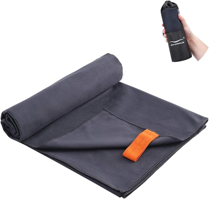 CHARS Camping Towels Microfiber Sand Free Beach Towel (30" x 63") with