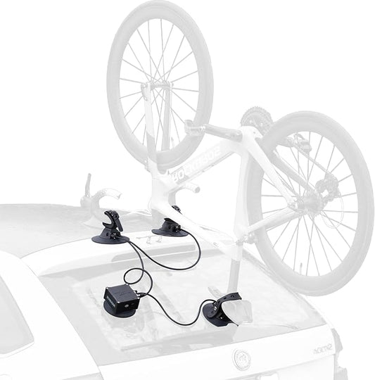ROCKBROS Electric Suction Cup Bike Rack for Car Roof Bike Rack Bike Carrier Rack 1-Bike Black