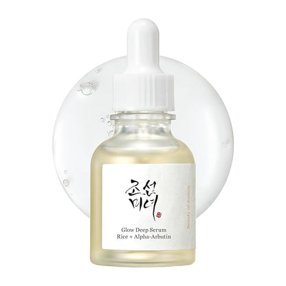 Beauty of Joseon Glow Deep Serum Rice Alpha-Arbutin for Uneven Dull Skin Tone, Daily Korean Skin Care for Men and Women 30ml, 1 fl.oz