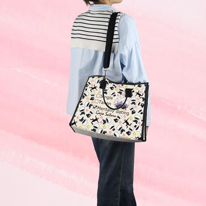 MNIGIU JJK Anime Inspired Gift SG Cosmetic Bag JJK Anime Lover Gift JJK Anime Themed Gift (TakenTB)