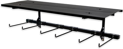 StoreYourBoard Chair Storage Rack with Storage Shelf – Folding Chair Rack for Home & Garage Organization, Chair Hangers for Folding, Beach, Patio & Camping Chairs, Heavy Duty Steel, Holds 300 lbs