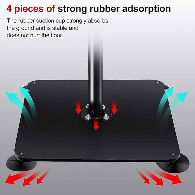 INNOLIFE Boxing Bar Heavy Duty Punching Speed Reflex Skills Training Free Standing Adjustable Height