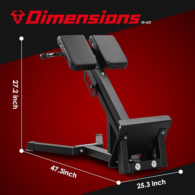 FANATICS Roman Chair Hyperextension Bench Chair