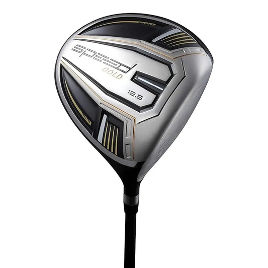 Speed Titanium Driver Golf Club, 10°, 11.5°, 12.5° Loft , Ultra Lightweight Graphite Shaft, Oversized Sweet Spot, Aerodynamic Design, USGA Conforming Mens Golf Driver + Deluxe Headcover