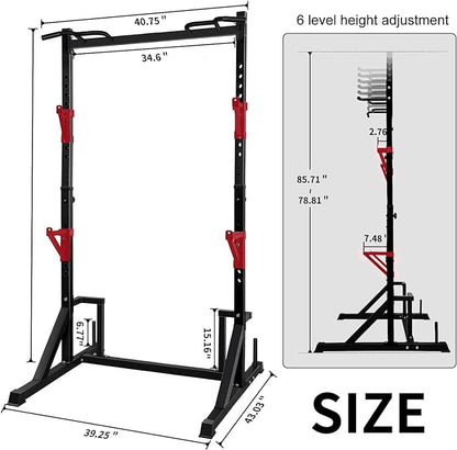 CANPA Multifunction Power Rack with Pull up Bar