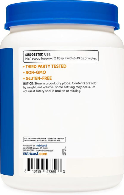 Nutricost Dextrose Powder 2 LBS - Non-GMO, Gluten Free