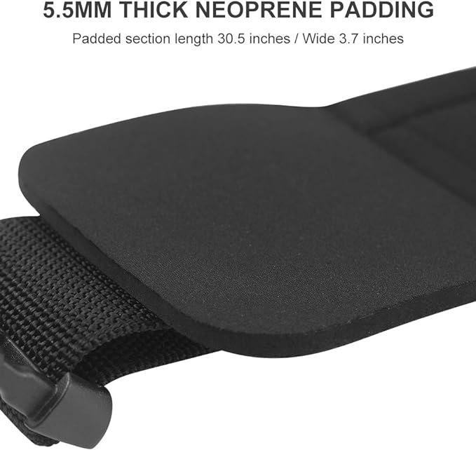 Waist Belt Neoprene Padded Gym Pulley Strap