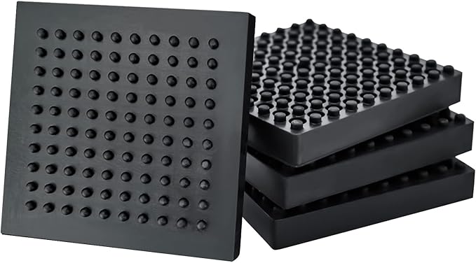 BXI Exercise Equipment Mat - 4 x 4 0.8 Inches 4 Pcs