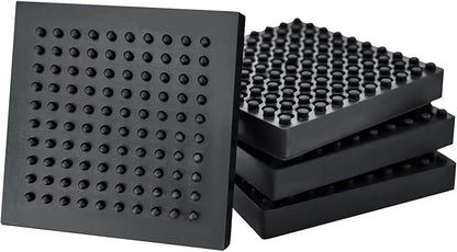 BXI Exercise Equipment Mat - 4 x 4 0.8 Inches 4 Pcs