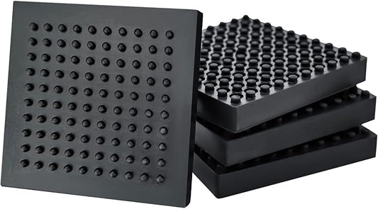 BXI Exercise Equipment Mat - 4 x 4 0.8 Inches 4 Pcs