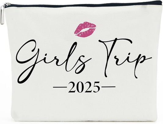 Weekend Gift, Travel Makeup Bag, Graduation Gift, Gifts for Women Sister, for BFF Bestie Gift, Christmas Birthday Gift, Bridal Shower Wedding Engagement Party Decoration Girls' Trip 2025