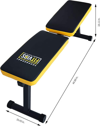 Signature Fitness Heavy Duty Adjustable and Foldable Utility