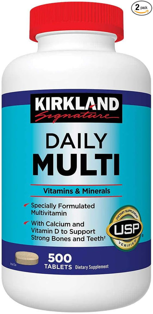 Kirkland Signature Daily Multi, 500 Tablets (2 Pack)