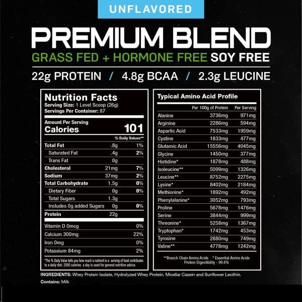 Muscle Feast Blend Protein 5.0 Lbs (Unflavored)